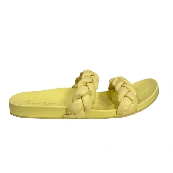 Rachel  Zoe Emilie Braided Sandals | Yellow | Size 11 - Picture 11 of 11